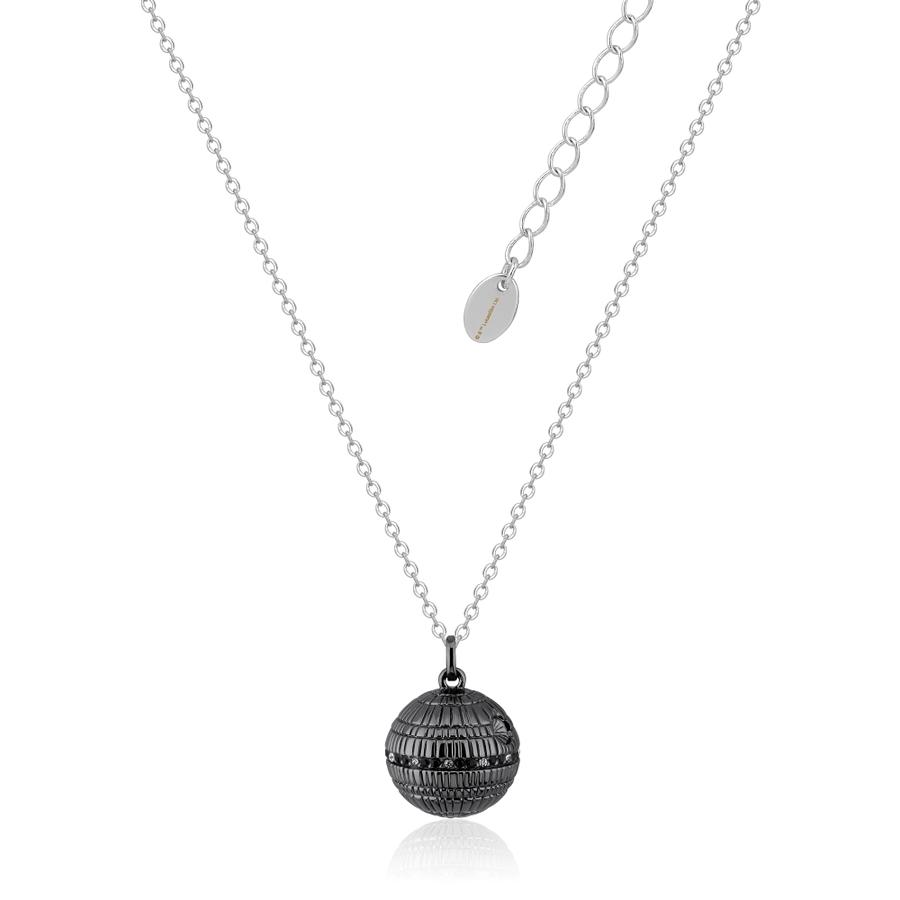 Star Wars Death Star White Gold Plated Necklace